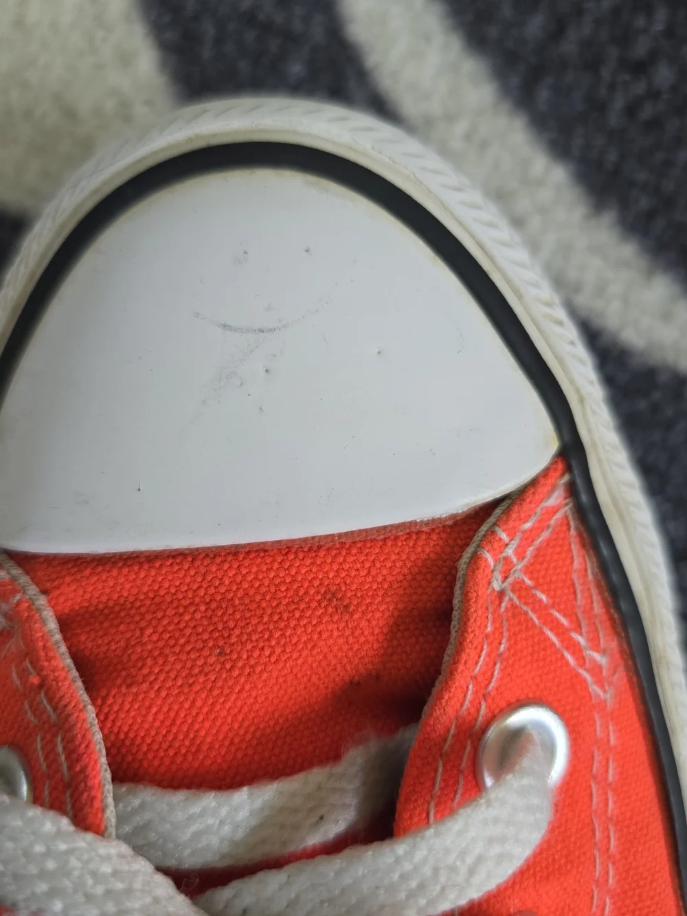 Converse All Star High-Top Sneakers - Bright Orange Canvas